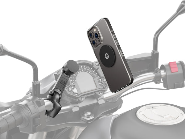 PRO BOOST motorcycle phone holder with metal plate