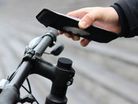 Bike stem phone mount