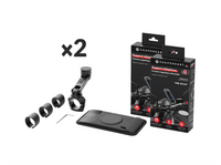 Pack de 2 supports PRO BOOST Shapeheart pour moto, fixation magnétique vissée robuste et compatible avec tous les smartphones