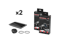 Pack de 2 supports Shapeheart pour moto, fixation magnétique robuste et pochette universelle pour tous les smartphones.