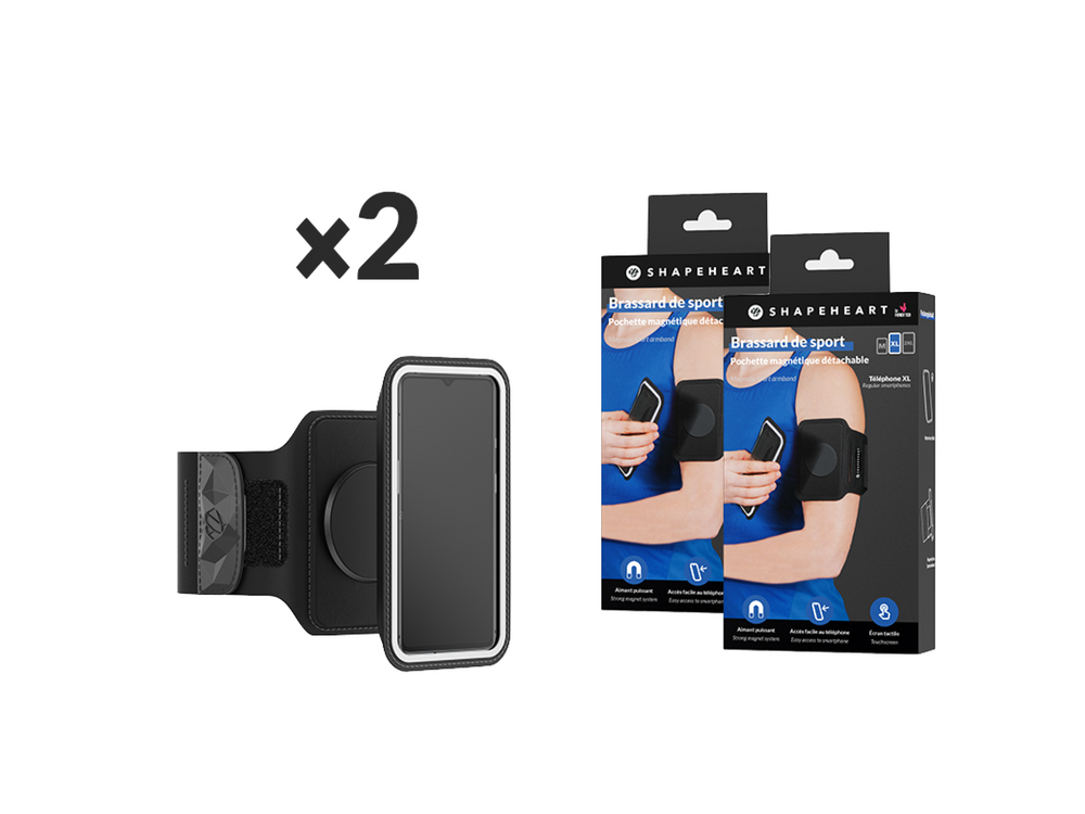 Pack of 2 Magnetic sports armband