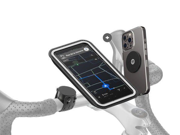 Bike phone mount (sleeve and metal plate)