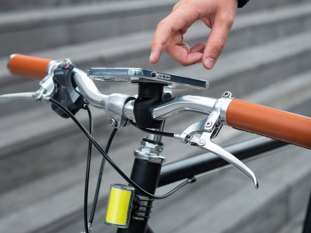 PRO mount for bike handlebar with steel plate