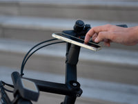 Phone mount for moustache bike (with steel plate)