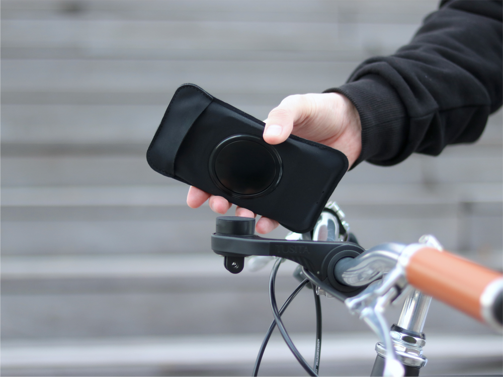 Bike computer phone mount (without sleeve)