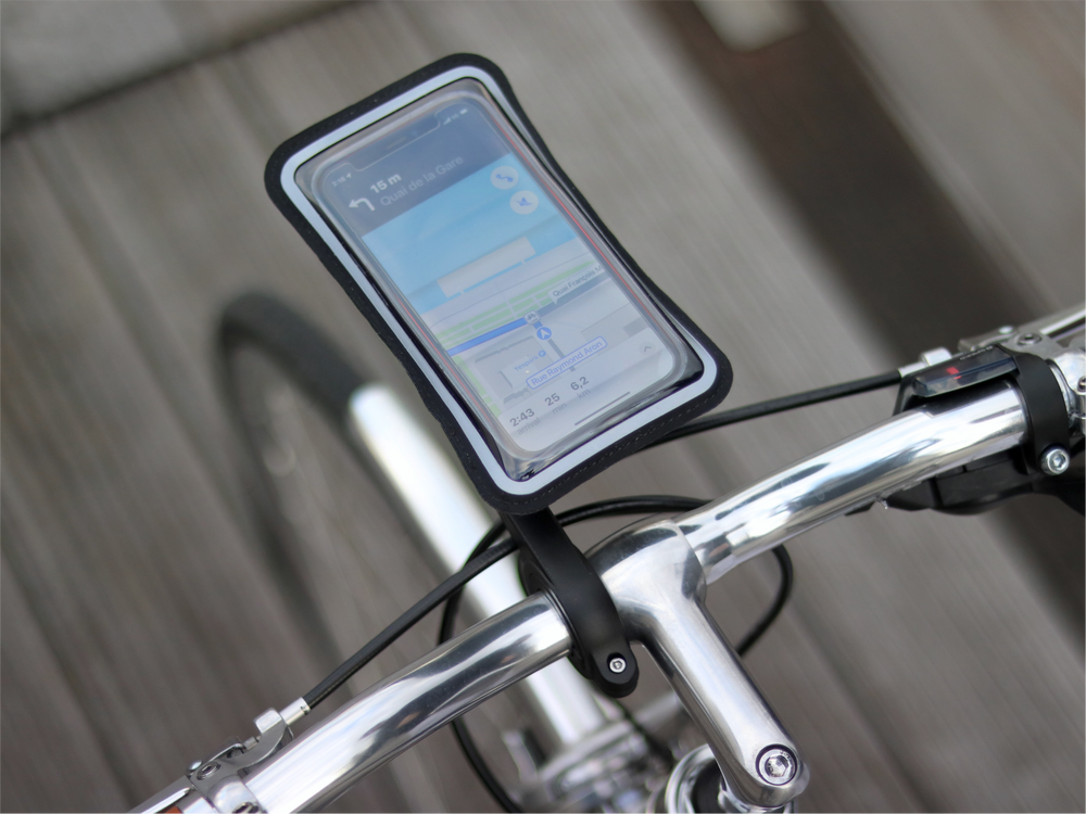 Bike computer phone mount (without sleeve)