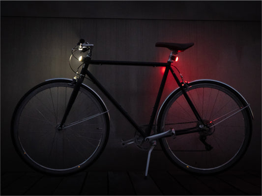 Mini magnetic front and rear lights