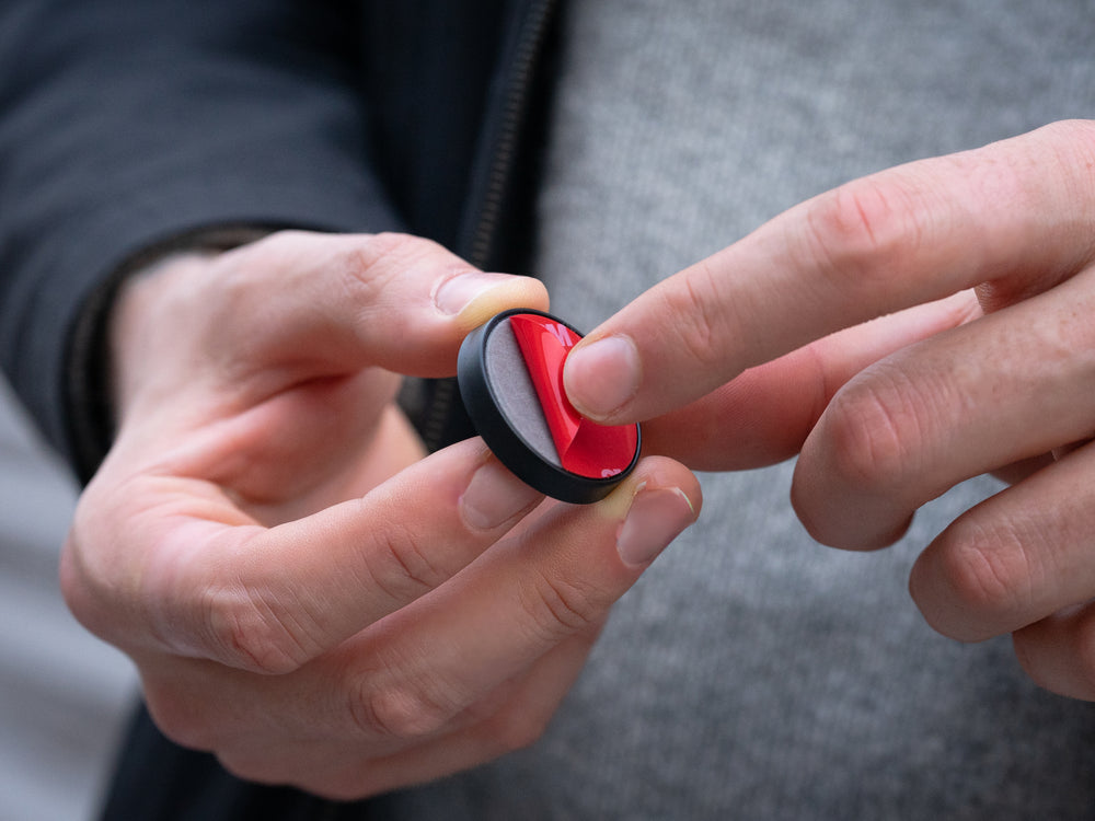 Universal magnetic headphone mount (lights not included)