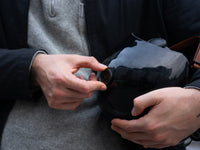 Universal magnetic headphone mount (lights not included)