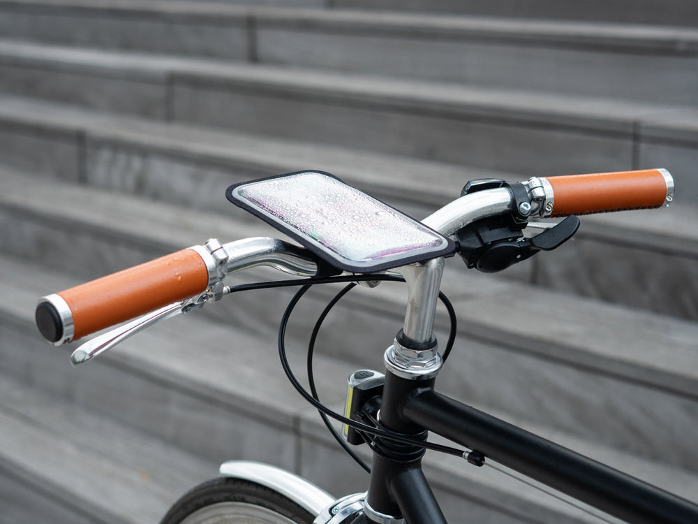 Bike phone mount (sleeve and metal plate)